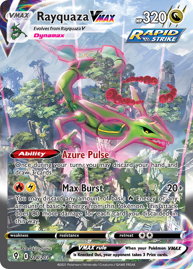 Rayquaza VMAX · 218/203